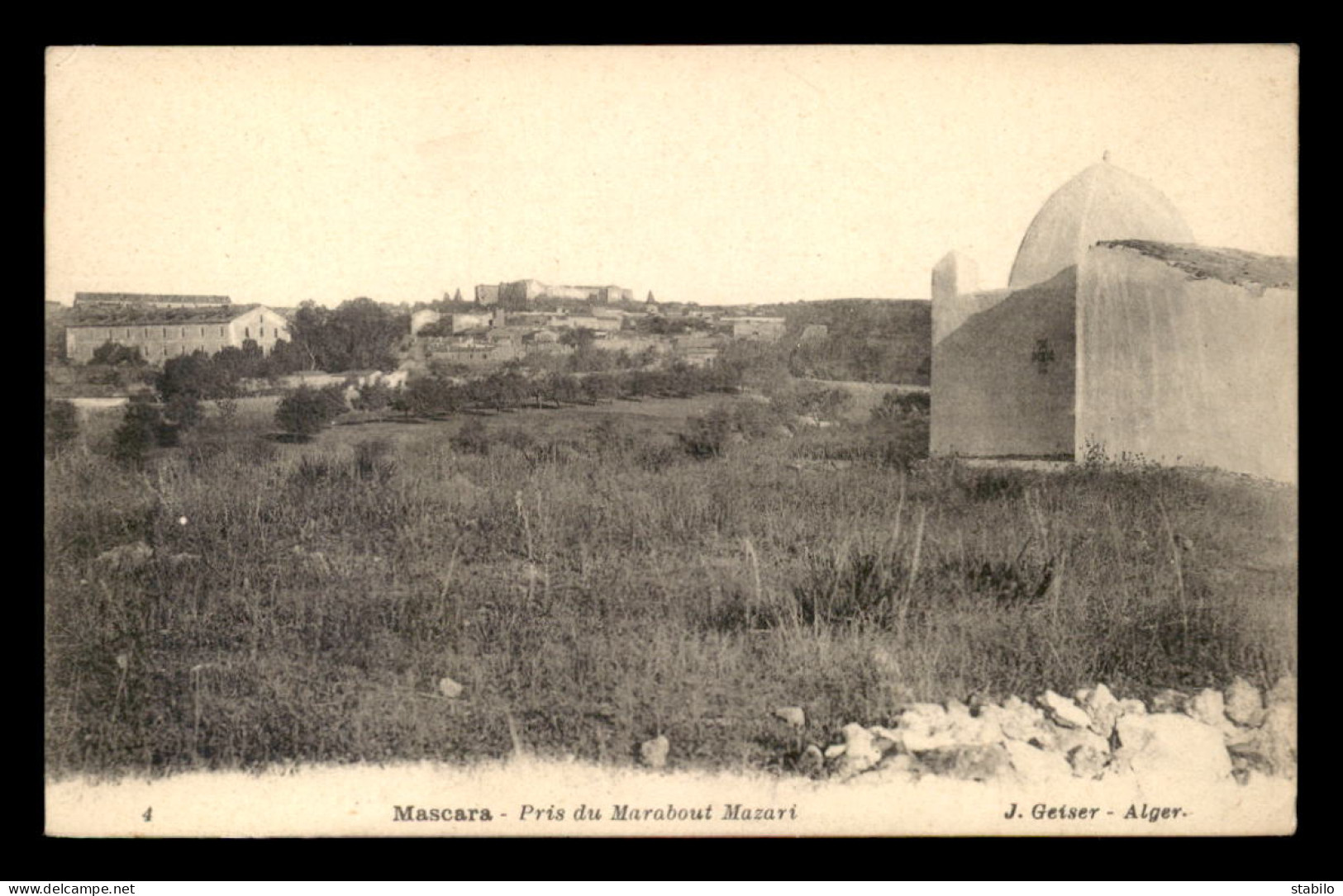 ALGERIE - MASCARA - PRIS DU MARABOUT MAZARI - EDITEUR GEISER - Autres & Non Classés