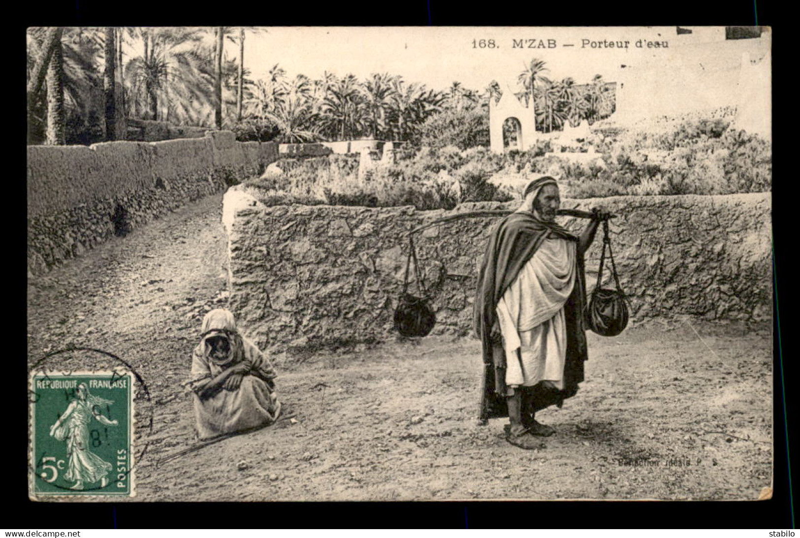 ALGERIE - SAHARA - M'ZAB - PORTEUR D'EAU - Other & Unclassified