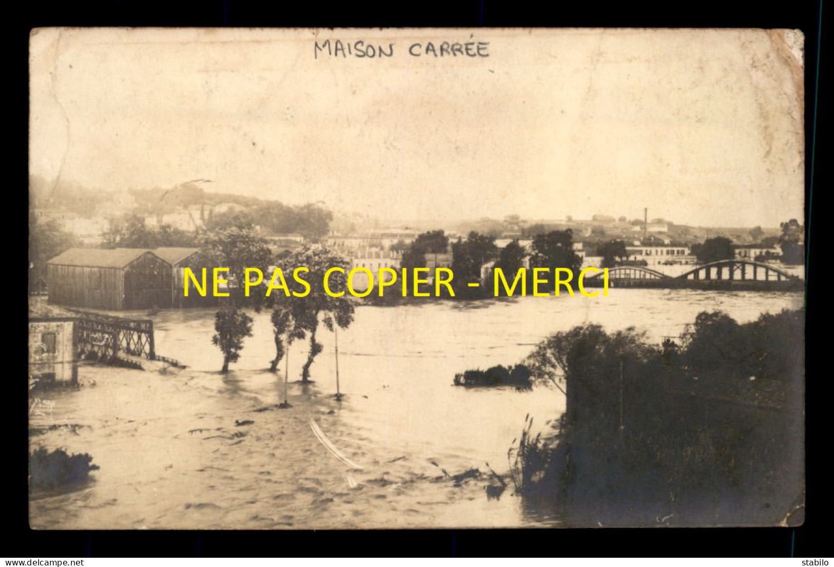 ALGERIE - MAISON CARREE - CARTE PHOTO ORIGINALE - Otros & Sin Clasificación