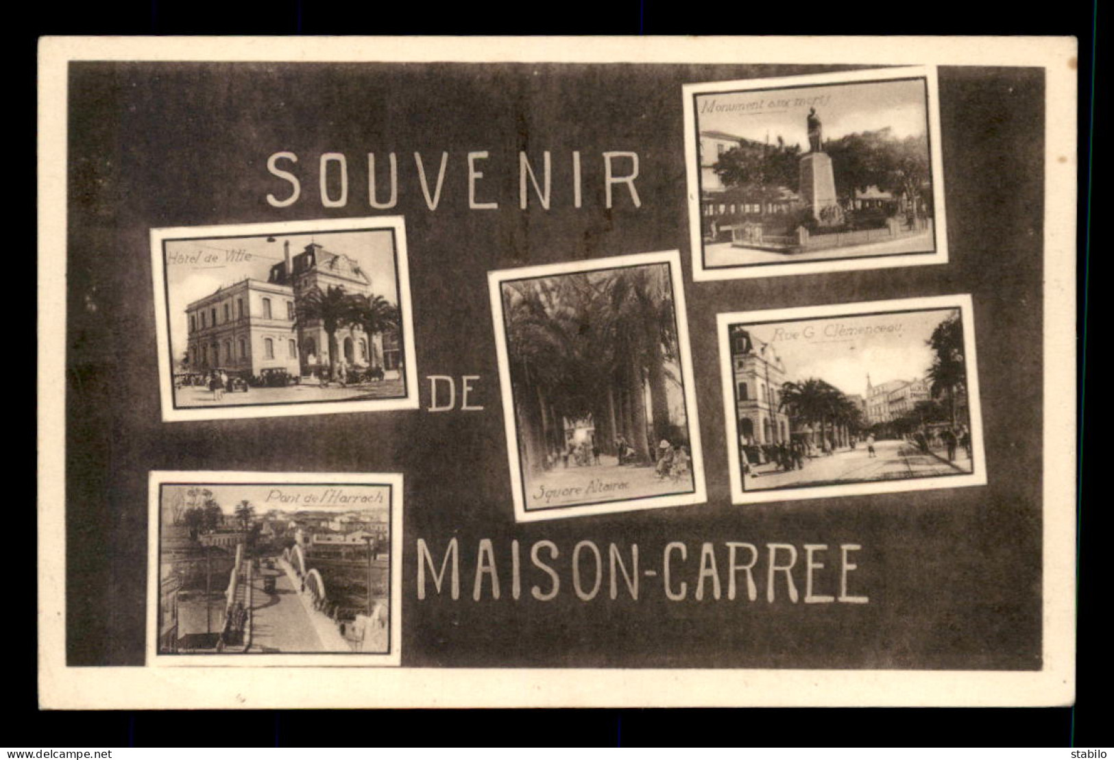 ALGERIE - MAISON CARREE - SOUVENIR MULTIVUES - Autres & Non Classés