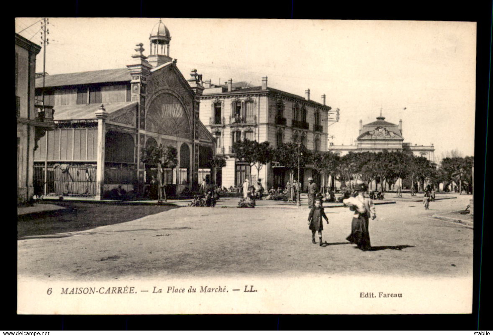 ALGERIE - MAISON CARREE - LA PLACE DU MARCHE - Andere & Zonder Classificatie