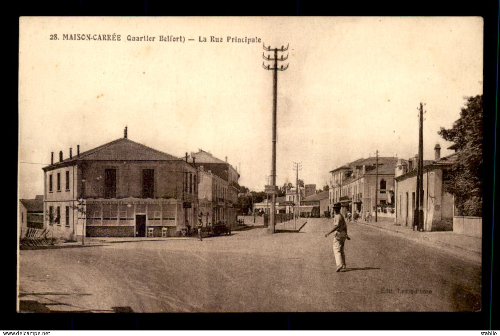 ALGERIE - MAISON CARREE - QUARTIER BELFORT - RUE PRINCIPALE - Otros & Sin Clasificación