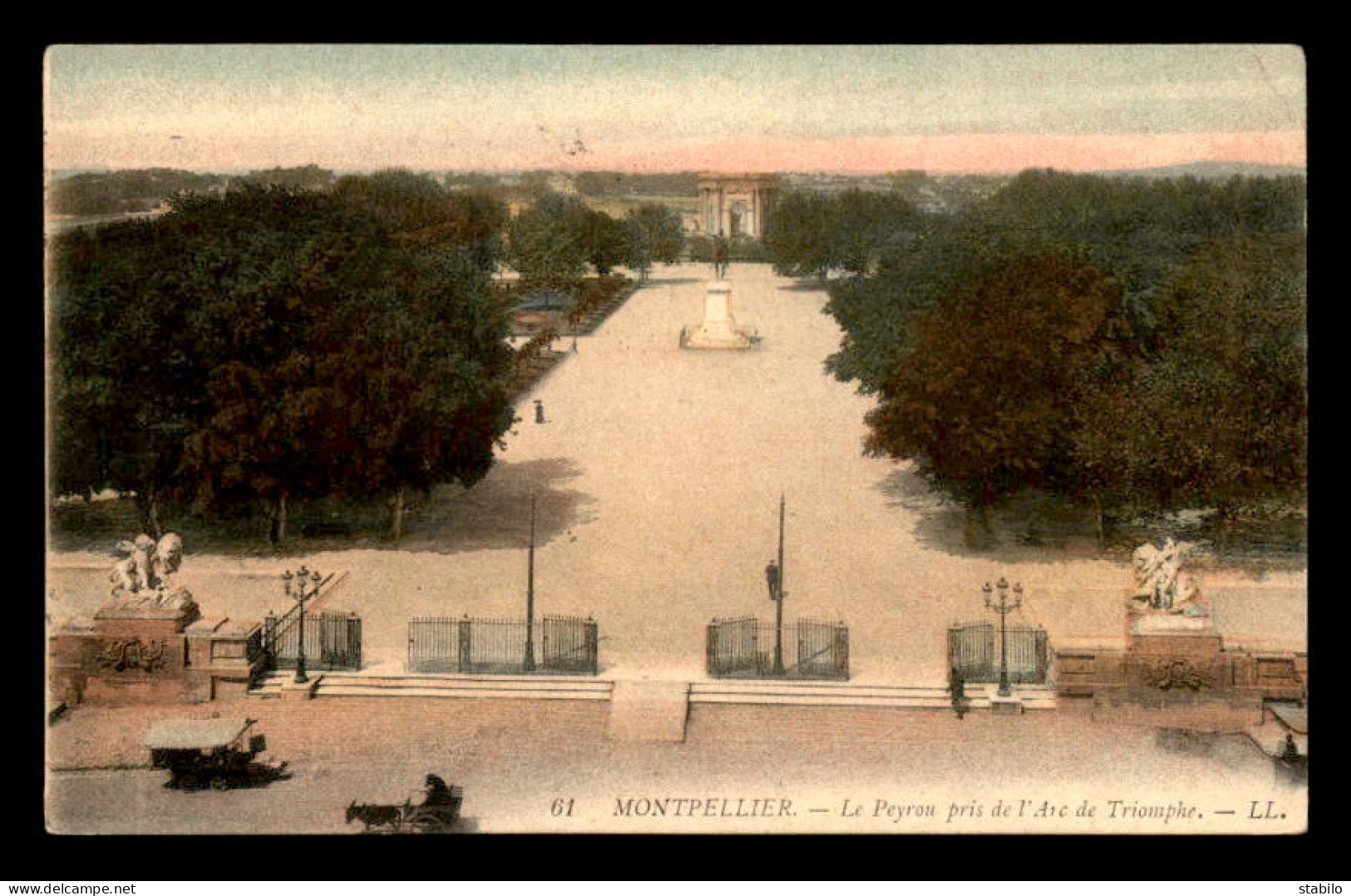 MONTPELLIER (HERAULT) - CACHET DU COMMANDANT DU BUREAU DE RECRUTEMENT - WW I