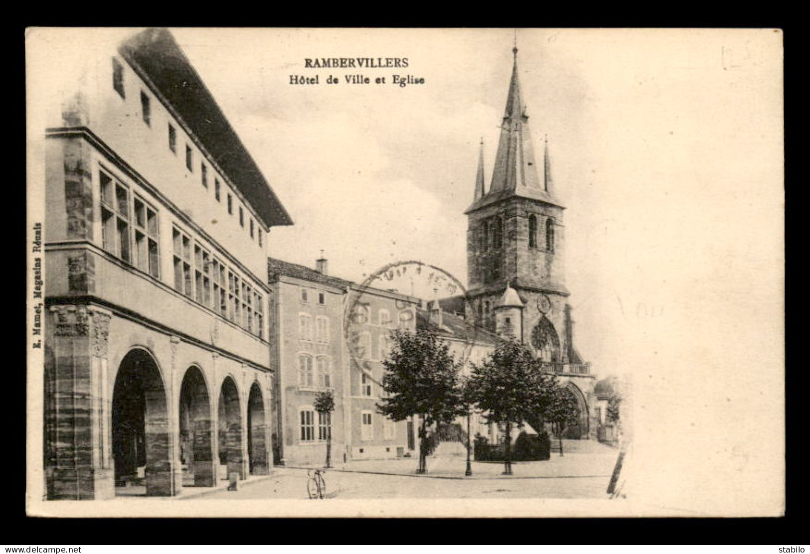 RAMBERVILLIERS (VOSGES) - CACHET DU 88E REGIMENT TERRITORIAL D'INFANTERIE - 2E BATAILLON - Guerra De 1914-18