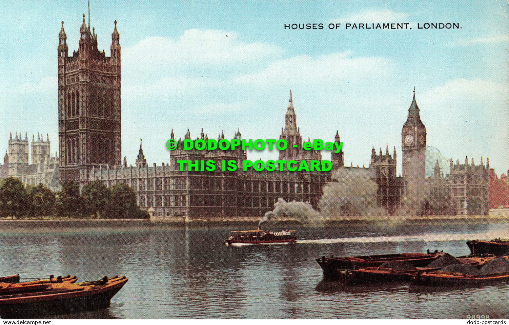 R522224 London. Houses Of Parliament. Valentine. Valesque - Other & Unclassified