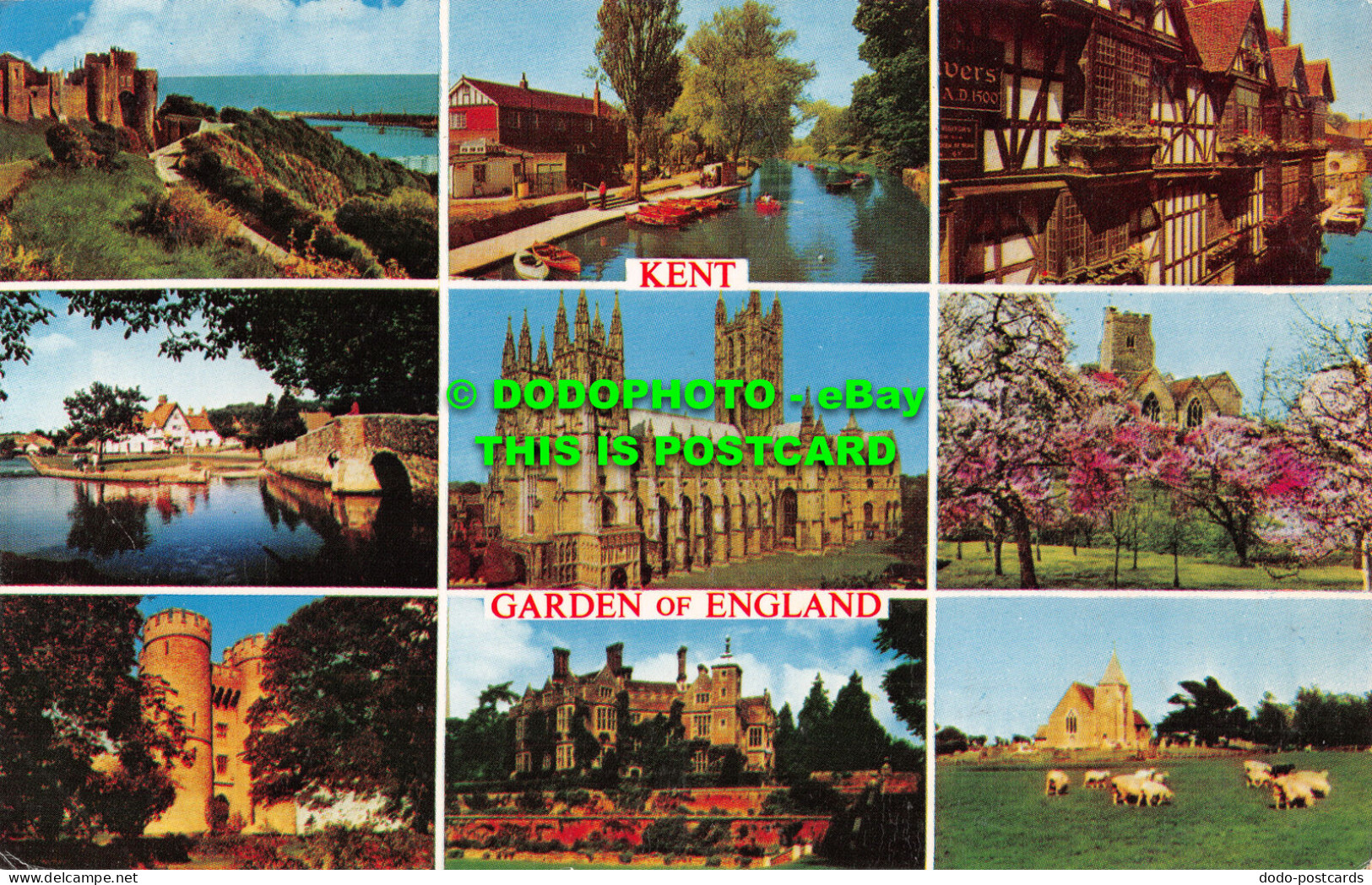 R522226 Kent. Garden Of England. Dover Castle. Hythe Canal. Chilham Castle. Shoe - Monde