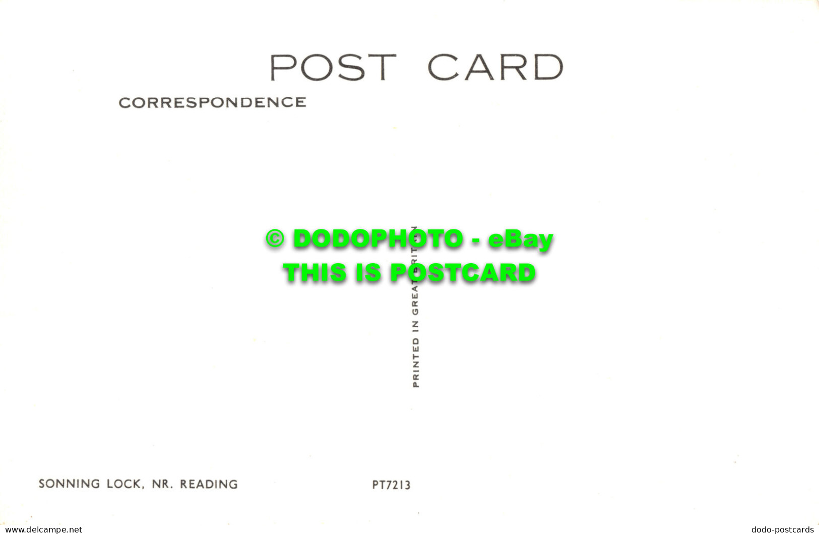 R522649 Sonning Lock Nr. Reading. Postcard - Monde