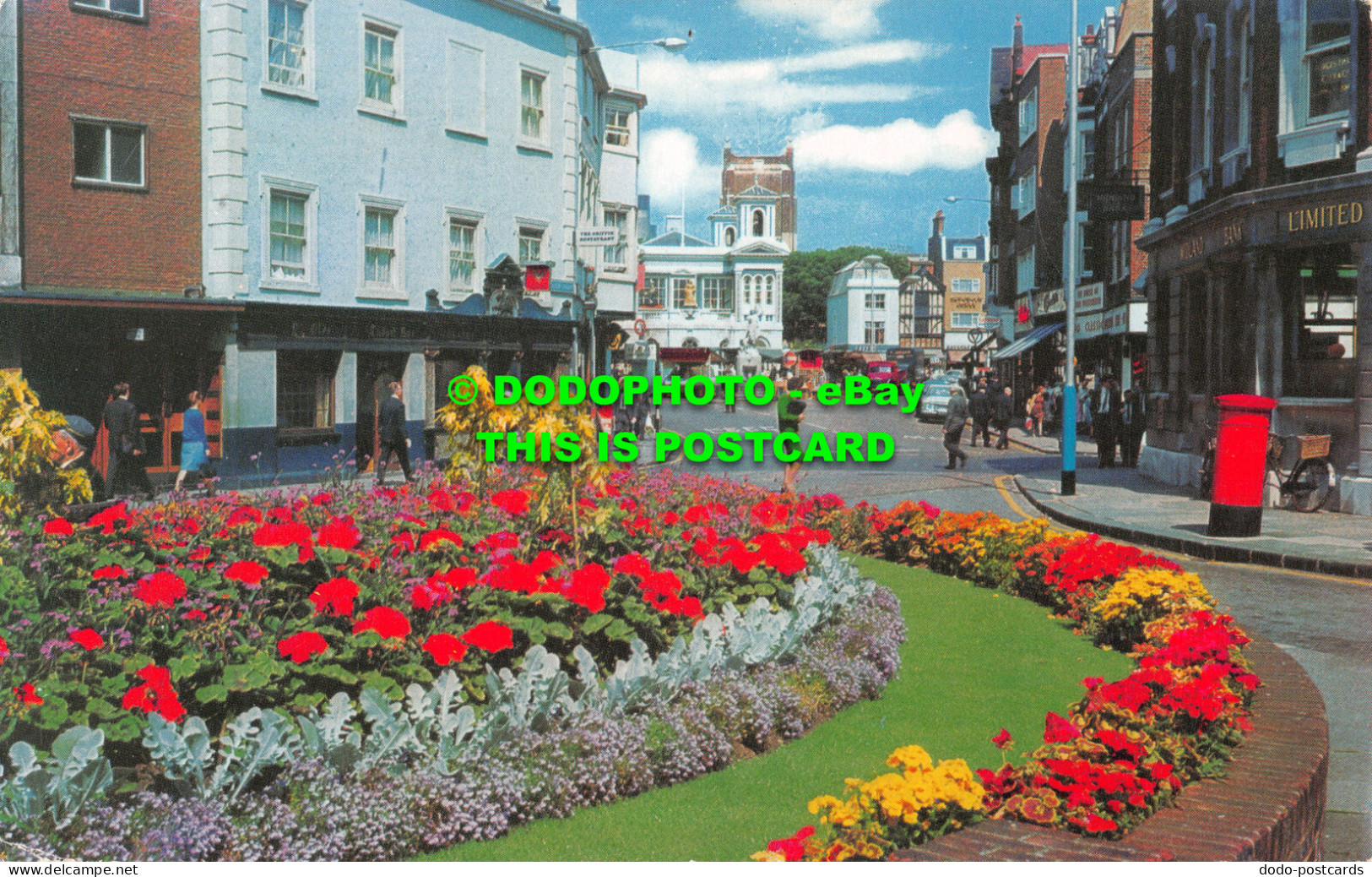 R522233 Kingston Upon Thames. The Market Place From County Hall. Photographic Gr - Monde