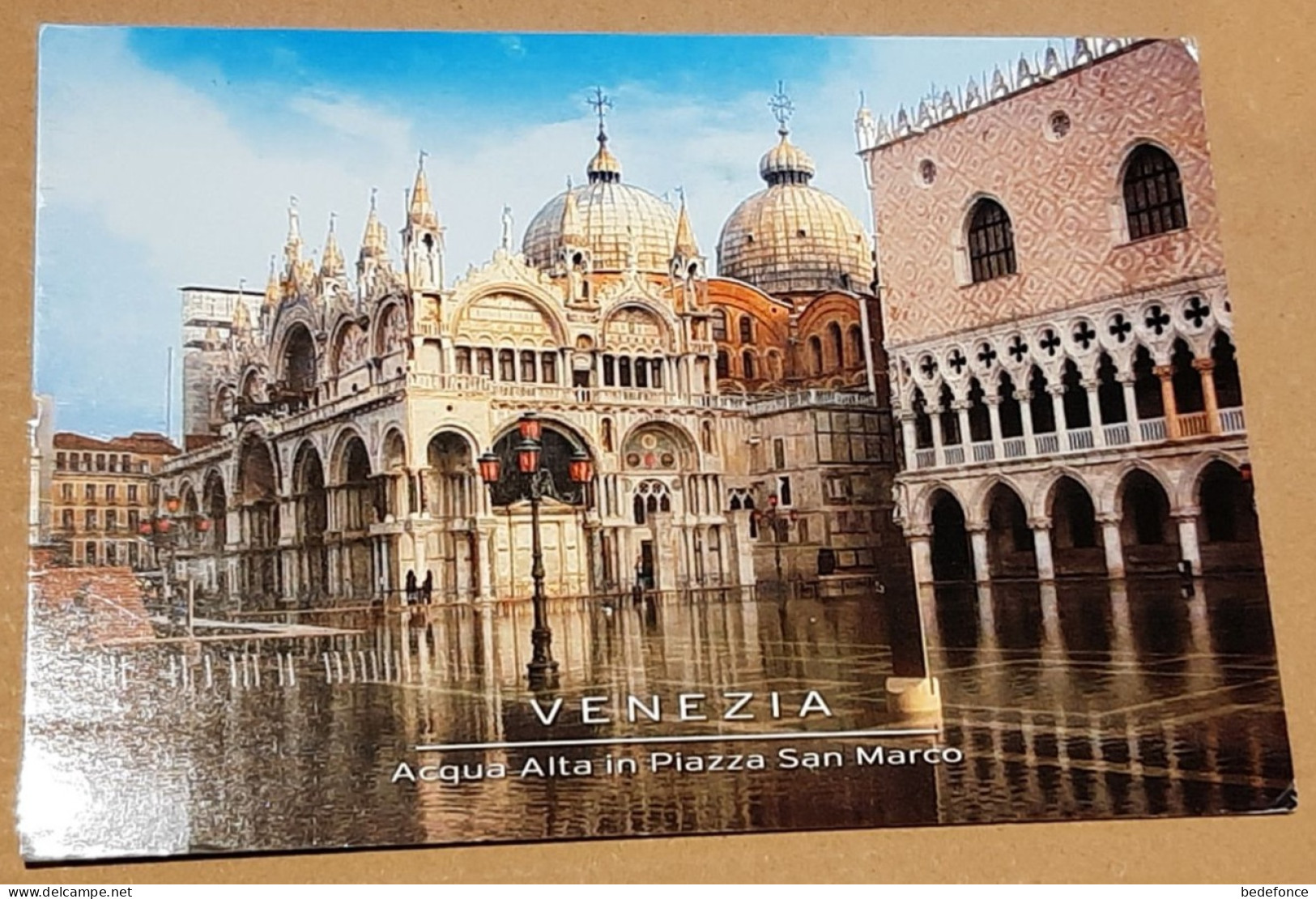 Carte Postale - Italie- Venise - Acqua Alta In Piazza San Marco - Venetië (Venice)