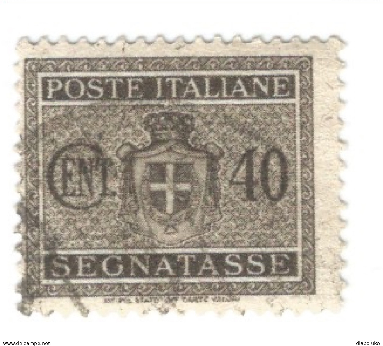 (REGNO D'ITALIA) 1945, SEGNATASSE, STEMMA SENZA FASCI - 8 Francobolli Usati - Segnatasse