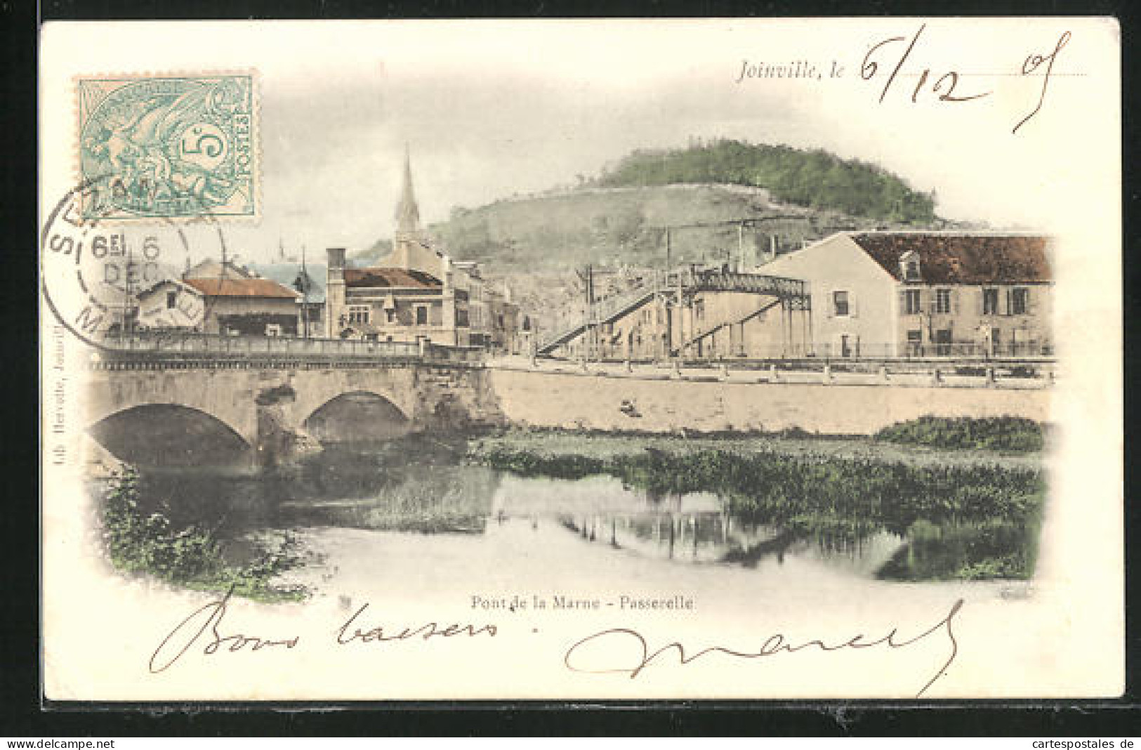CPA Joinville, Pont De La Marne, Passerelle  - Joinville