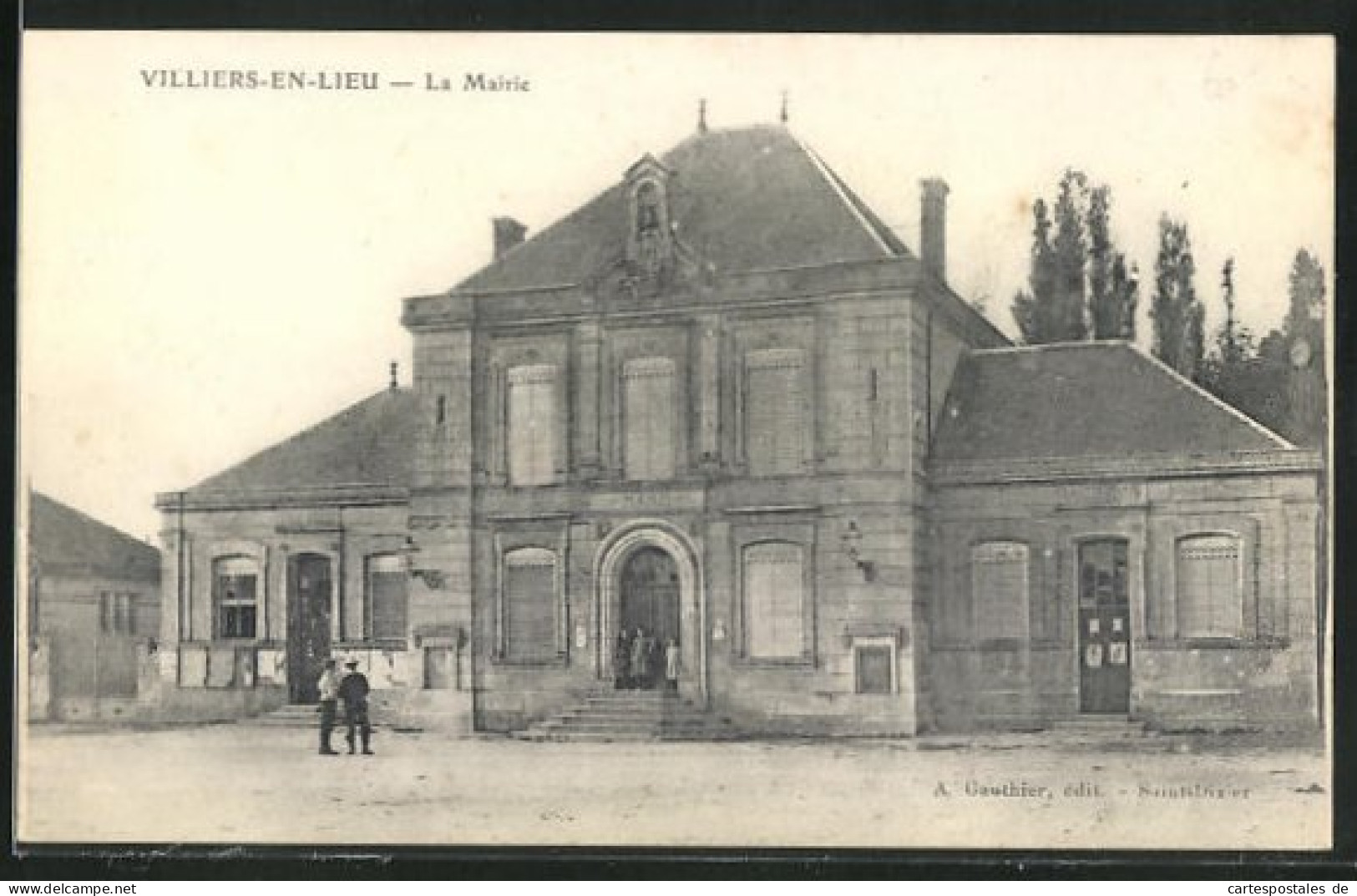 CPA Villiers-en-Lieu, La Mairie  - Sonstige & Ohne Zuordnung