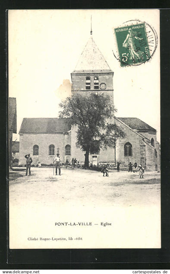 CPA Pont-la-Ville, Eglise  - Other & Unclassified