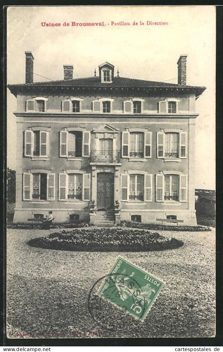 CPA Brousseval, Usines, Pavillon De La Direction  - Altri & Non Classificati