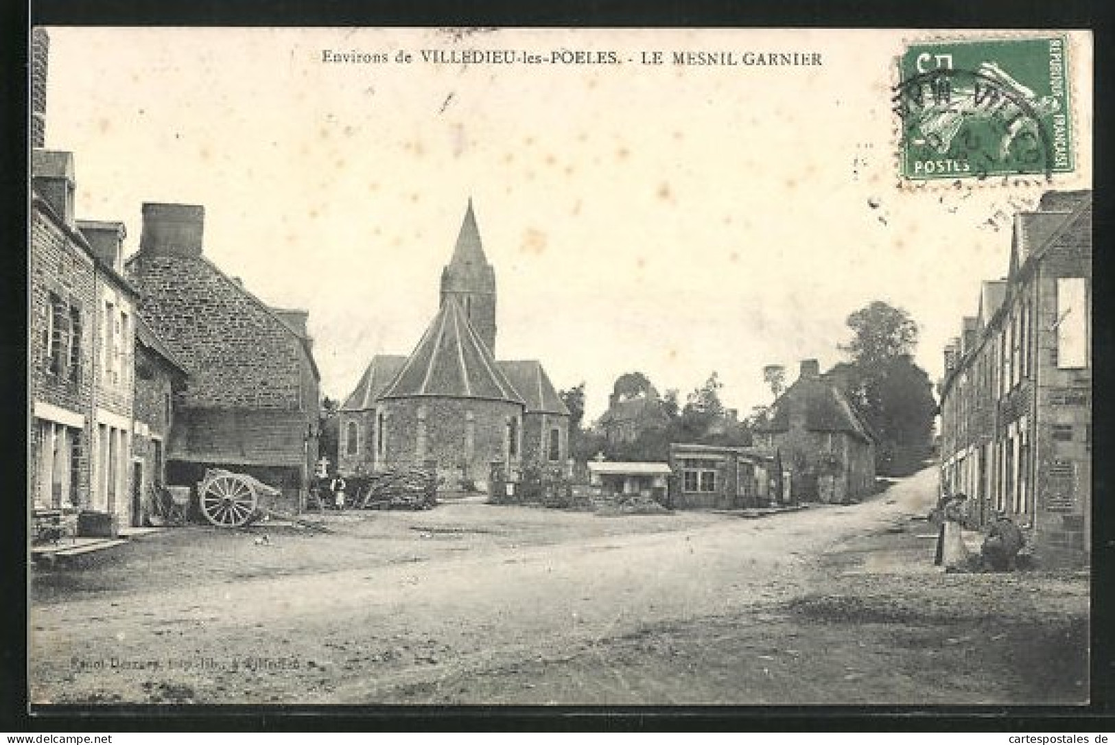 CPA Villedieu-les-Poeles, Le Mesnil Garnier  - Villedieu