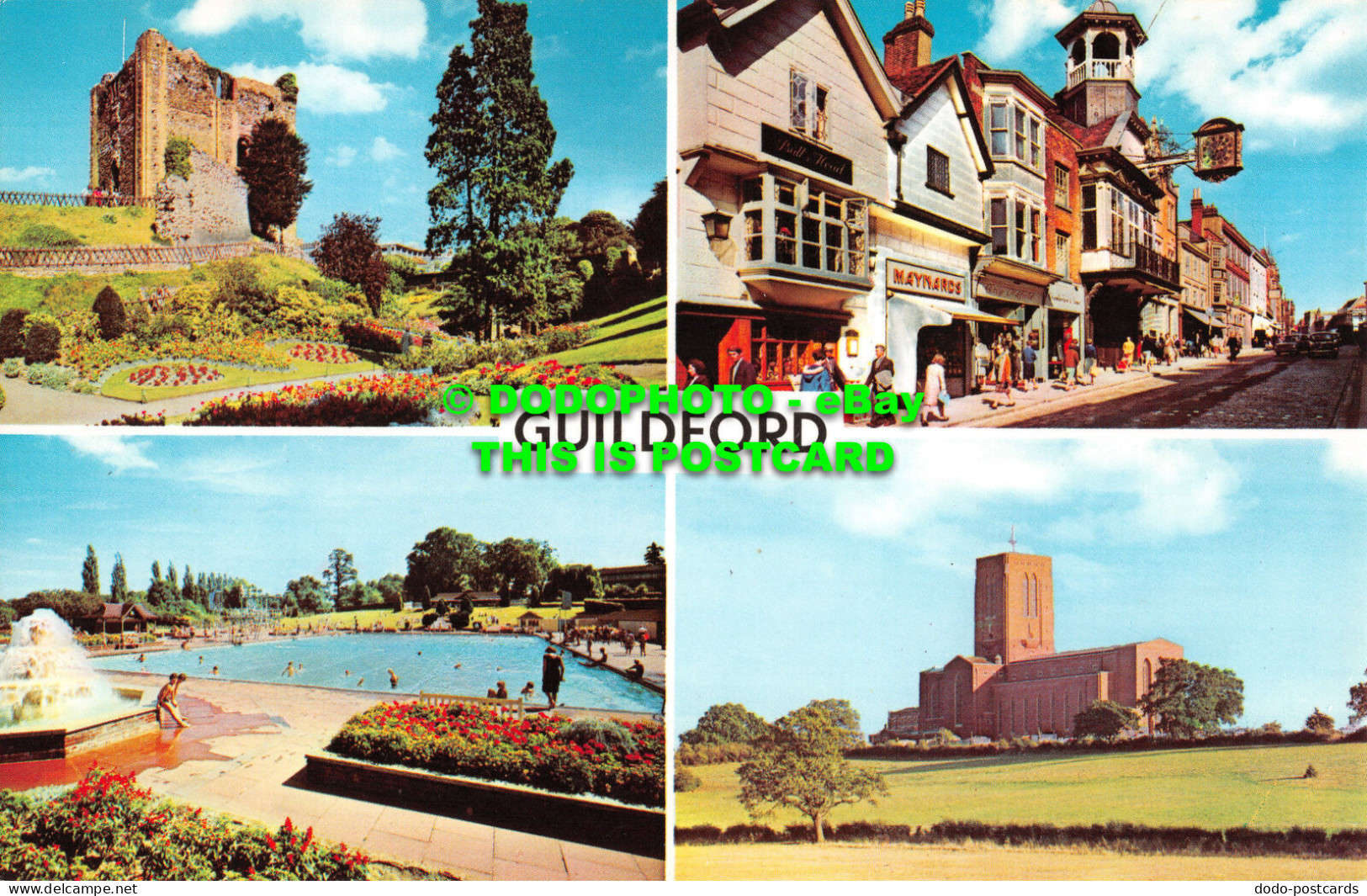 R522693 Guildford. The Castle. The Lido. Multi View - Monde