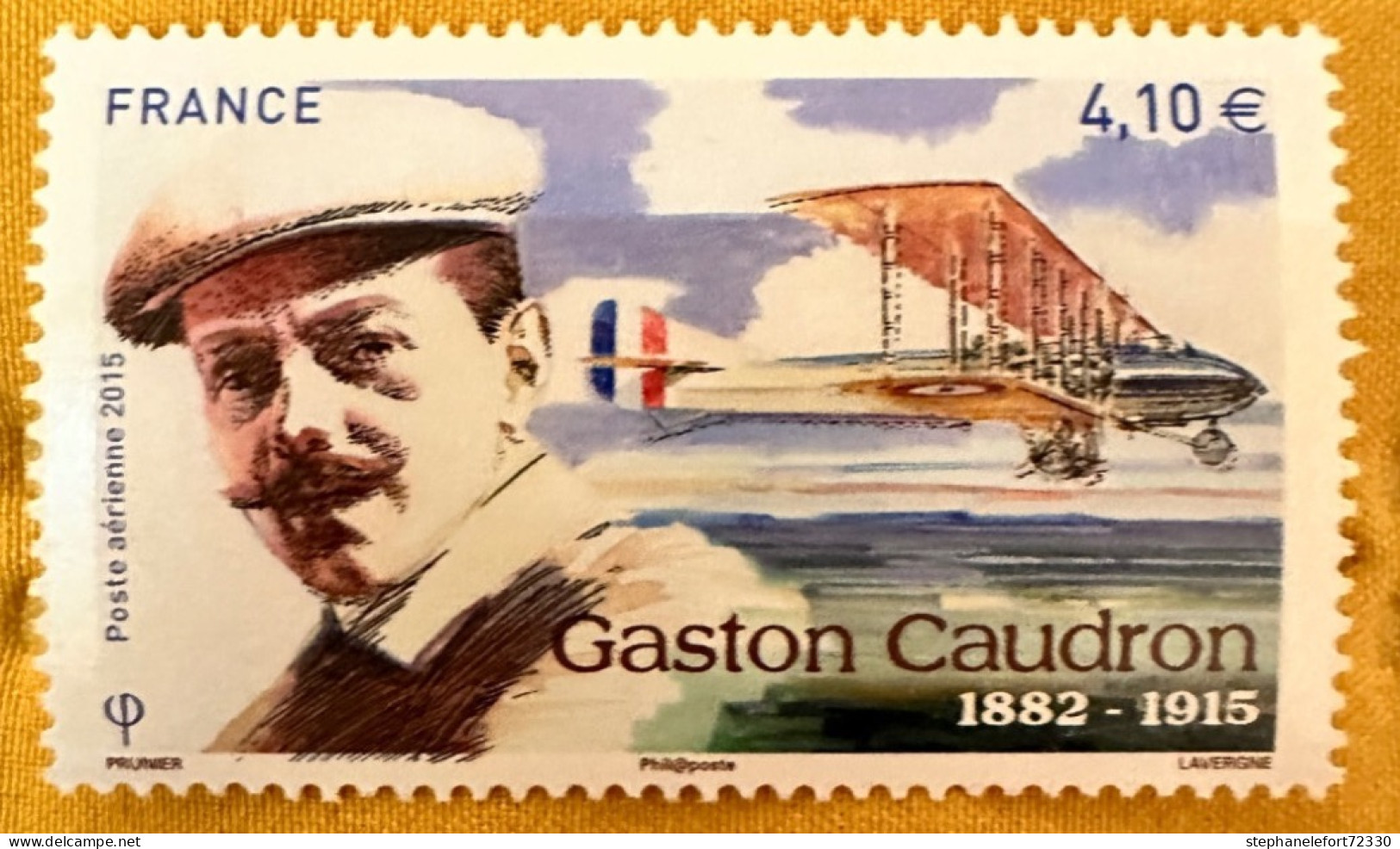 France 2015 Poste Aérienne N° 79, Gaston Caudron - 1960-.... Ungebraucht