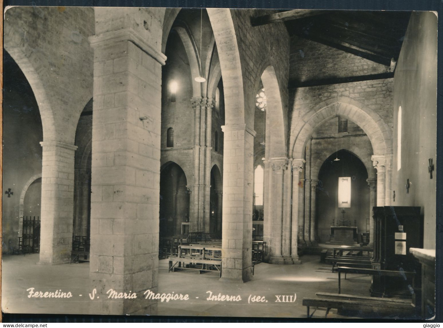 °°° 30792 - FERENTINO - CHIESA S. MARIA MAGGIORE - INTERNO (FR) °°° - Otros & Sin Clasificación