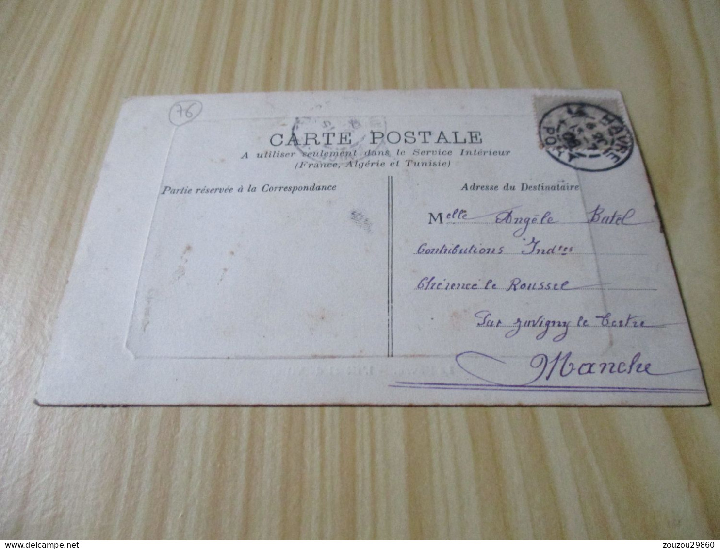 CPA Le Havre (76).L'Hôtel De Ville - Carte Animée, Oblitérée Le 13/07/1906. - Unclassified