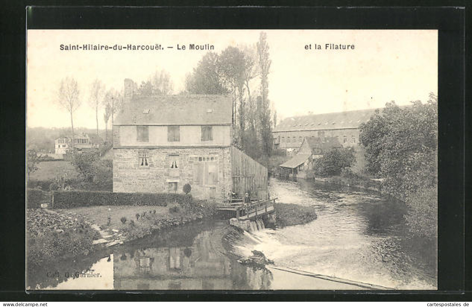 CPA Saint-Hilaire-du-Harcouet, Le Moulin Et La Filature  - Saint Hilaire Du Harcouet