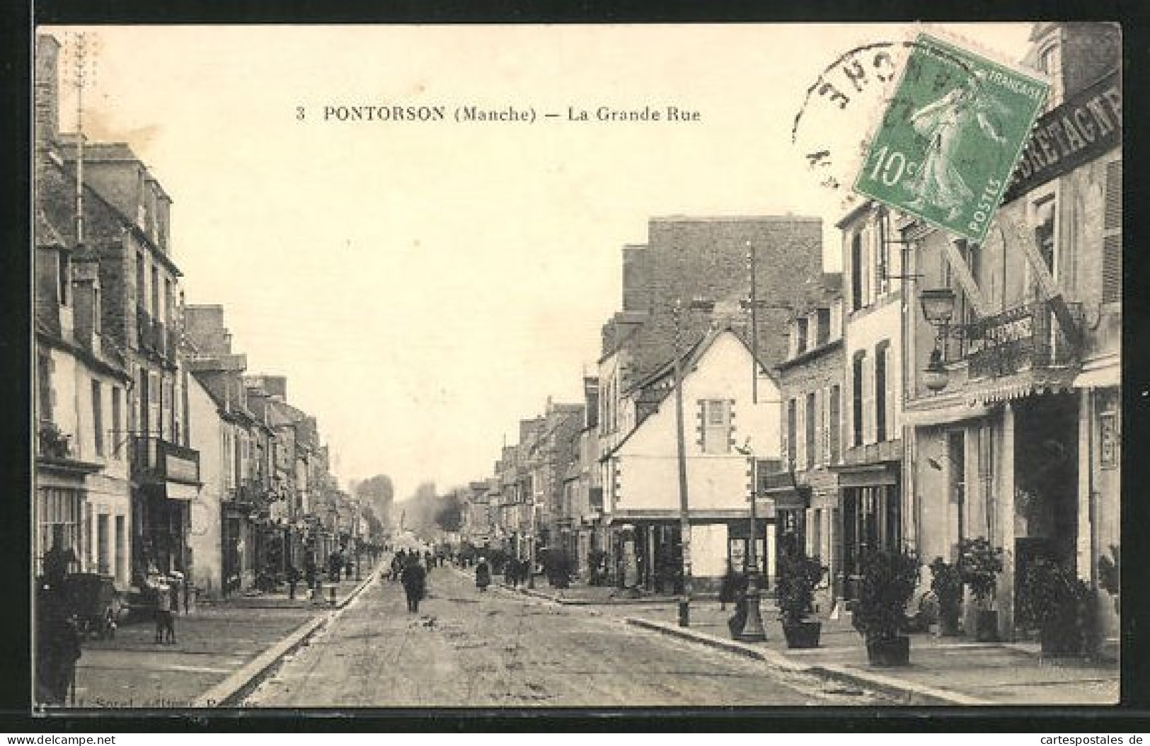 CPA Pontorson, La Grande Rue  - Pontorson