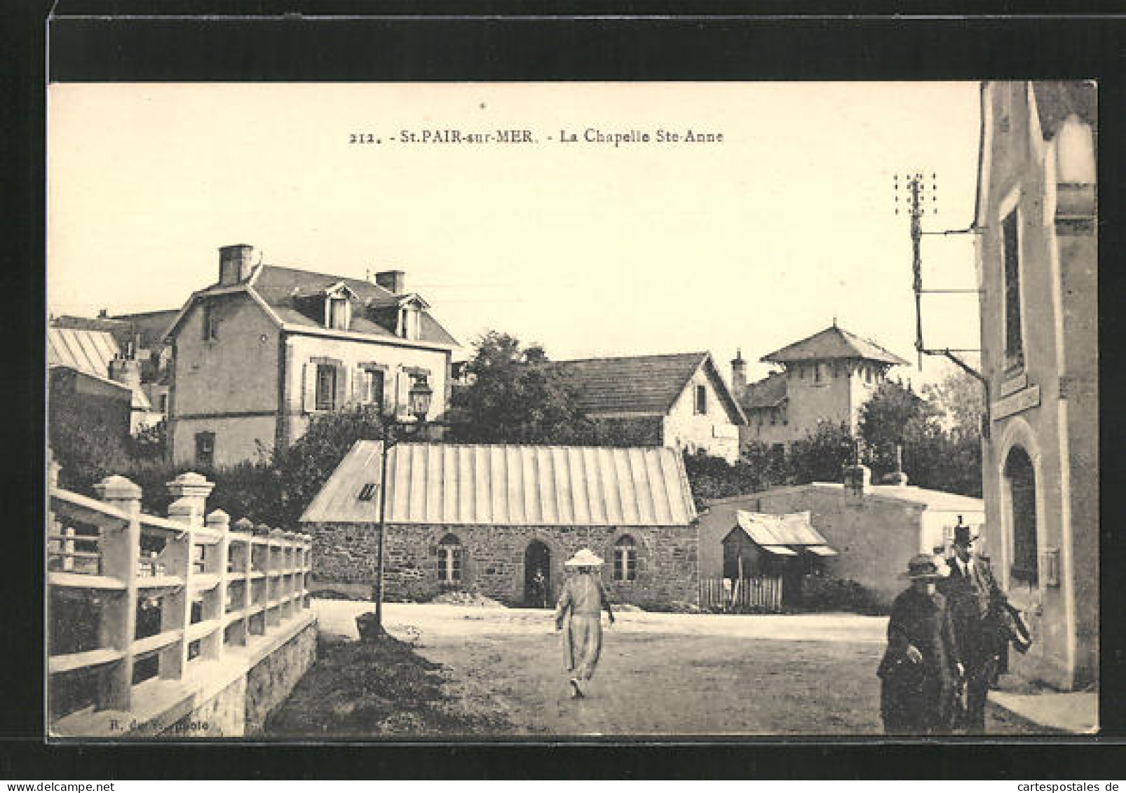 CPA St.-Pair-sur-Mer, La Chapelle Ste-Anne  - Saint Pair Sur Mer