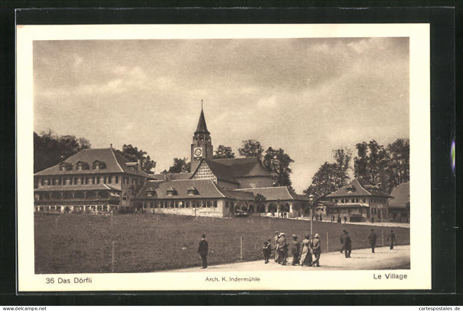 AK Bern, Schweiz. Landes-Ausstellung 1914, Das Dörfli  - Tentoonstellingen
