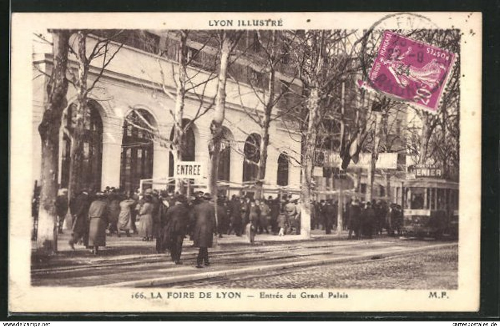 AK Lyon, La Foire, Entree Du Grand Palais  - Expositions
