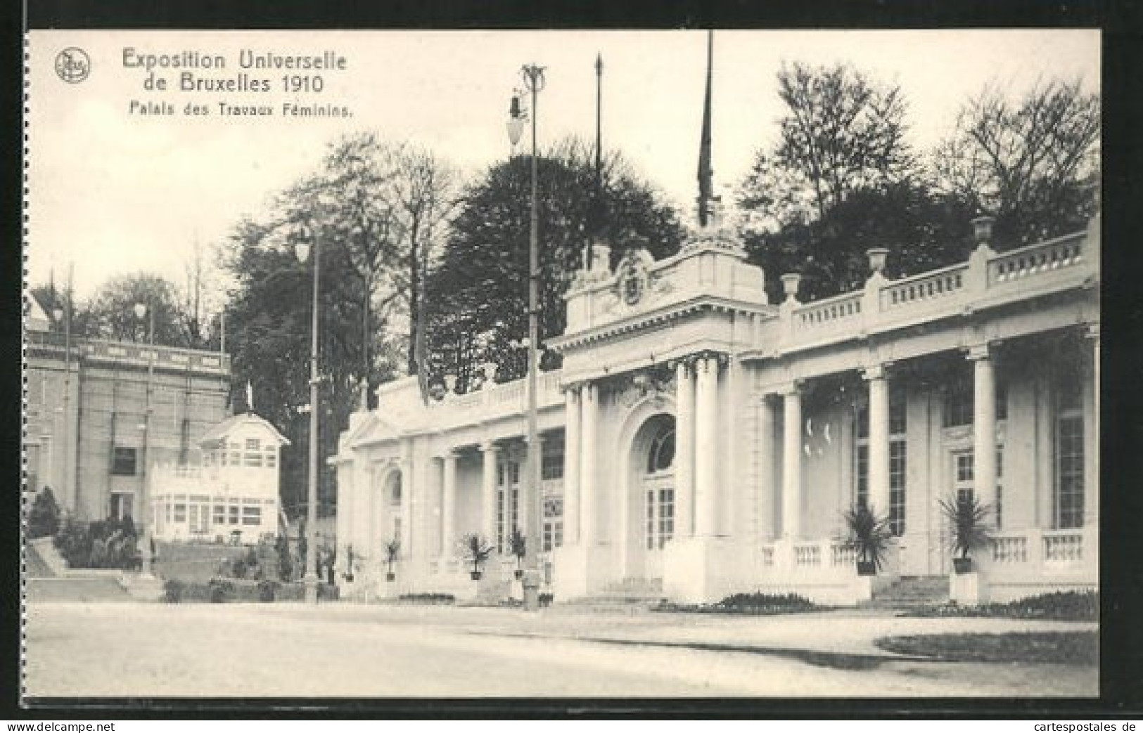 AK Bruxelles, Exposition Universelle 1910, Palais Des Travaus Feminins  - Exhibitions