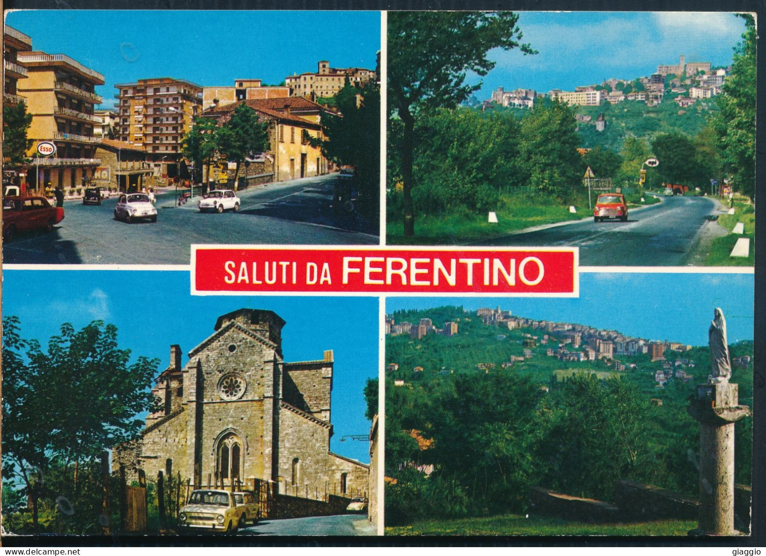 °°° 30795 - SALUTI DA FERENTINO - VEDUTE (FR) 1977 °°° - Autres & Non Classés