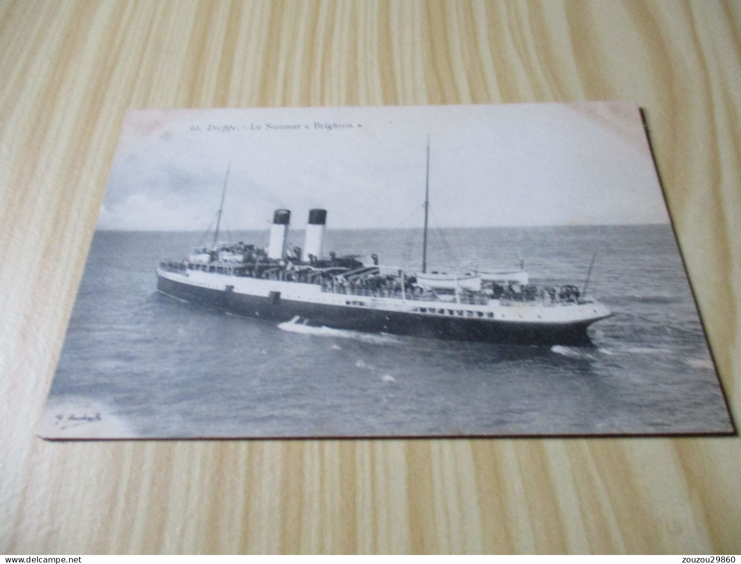 CPA Dieppe (76).Le Steamer " Brighton ". - Dieppe