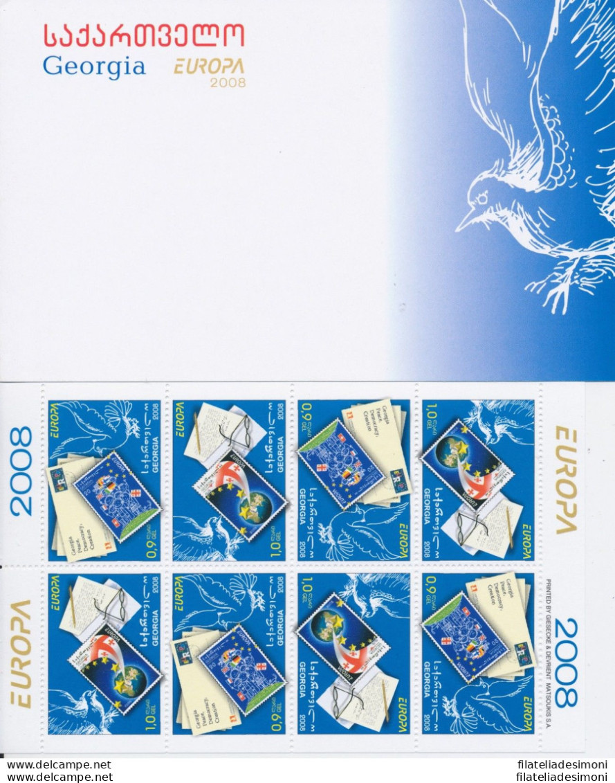 2008 EUROPA CEPT Georgia  Libretto  &quot;La Lettera&quot;  MNH** - Sonstige & Ohne Zuordnung