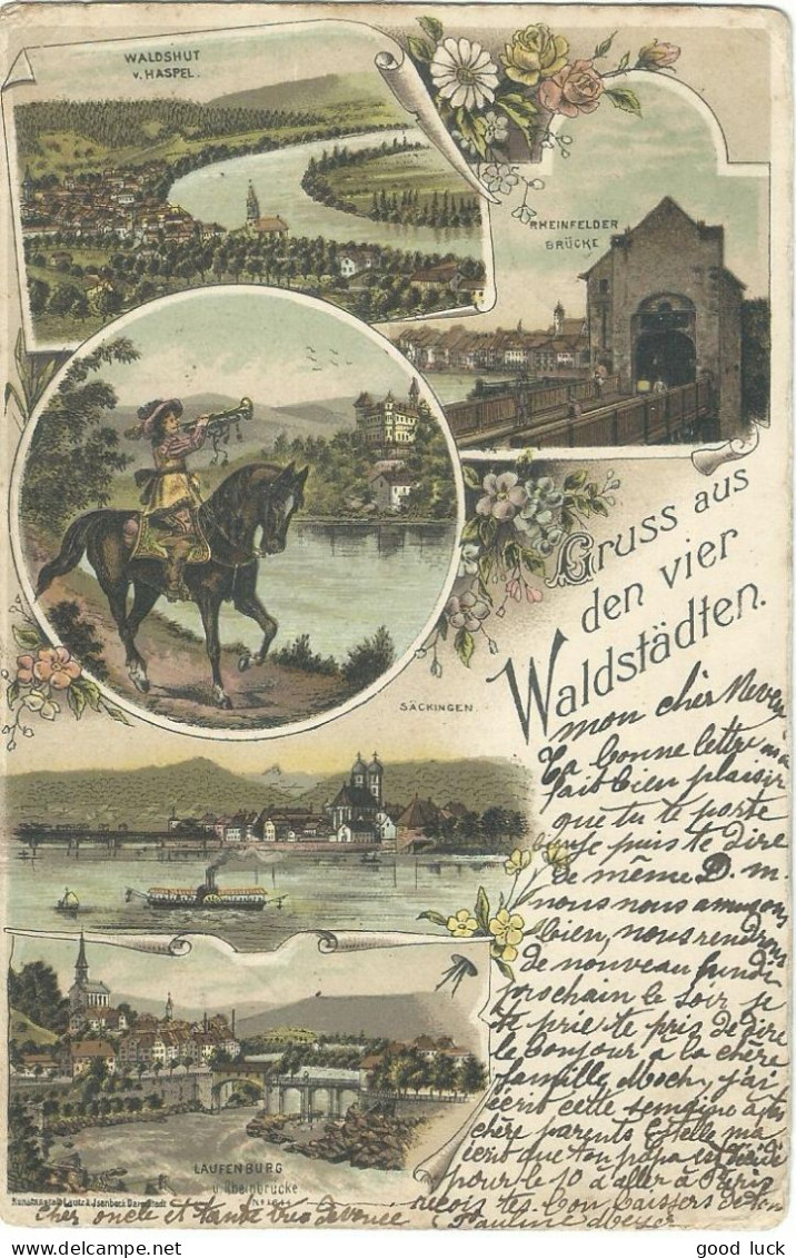 SUISSE CARTE  10c   AMBULANT N°21 POUR MULHOUSE ( HAUT RHIN )   DE 1900 LETTRE COVER - Cartas & Documentos