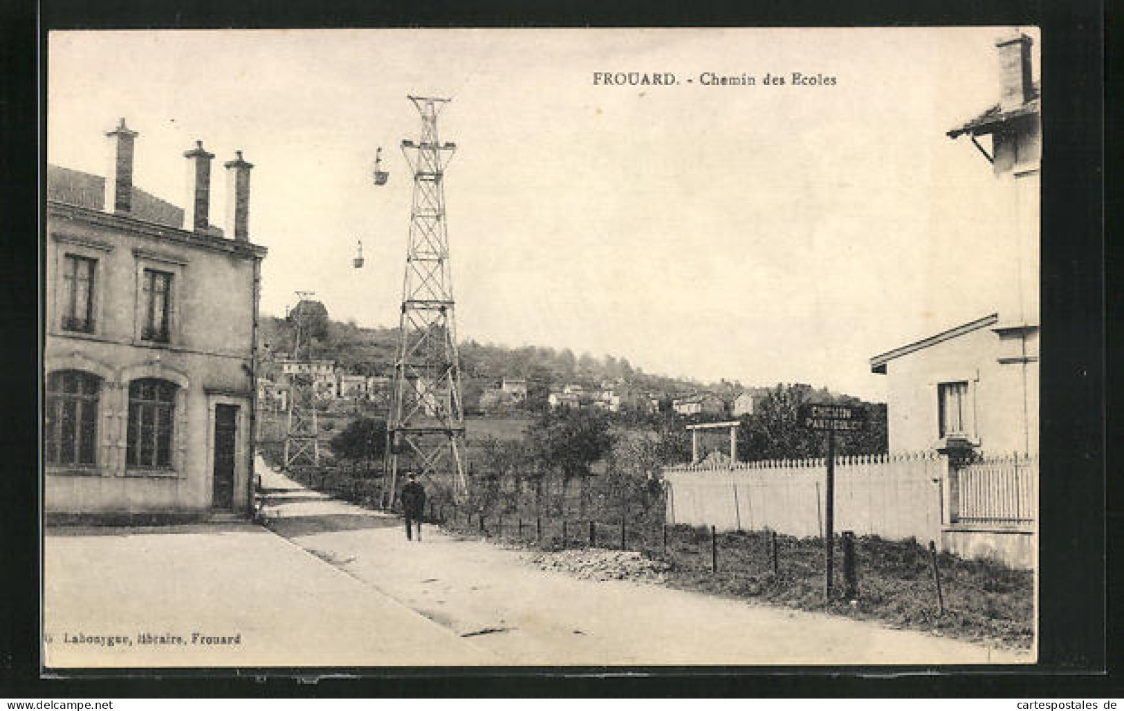 CPA Frouard, Chemin Des Ecoles  - Frouard