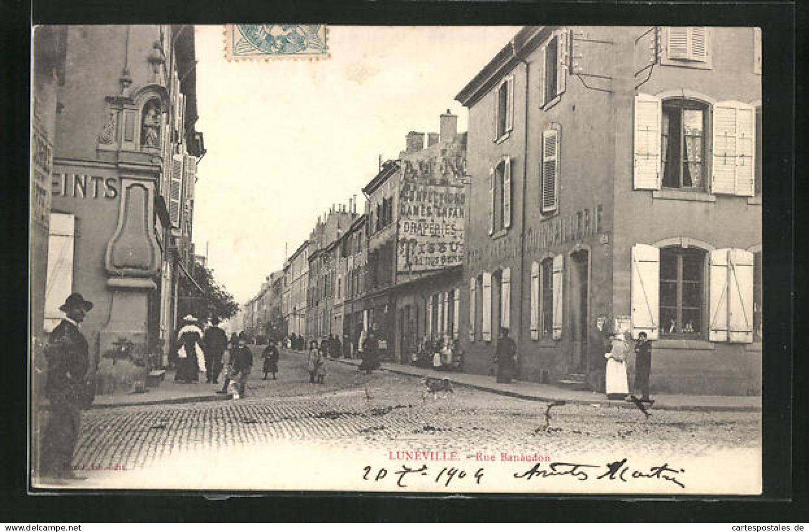 CPA Luneville, Rue Banaudon  - Luneville