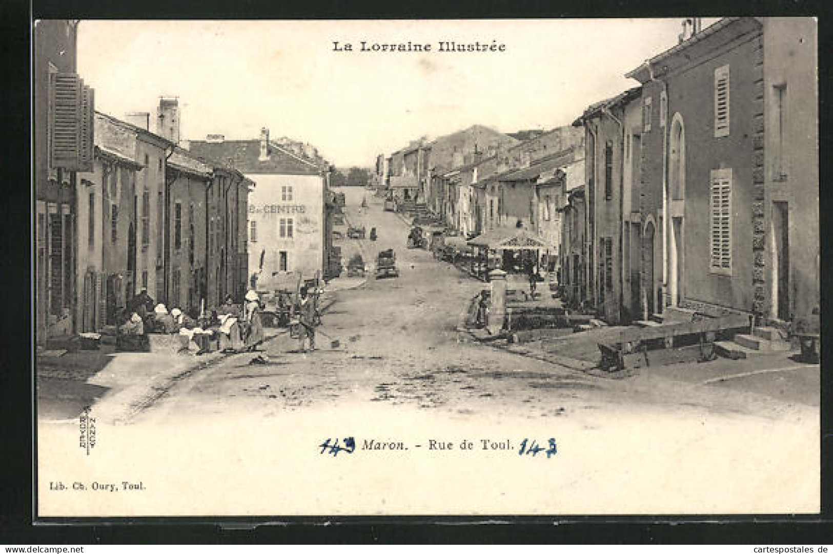 CPA Maron, Rue De Toul, Vue De La Rue  - Toul