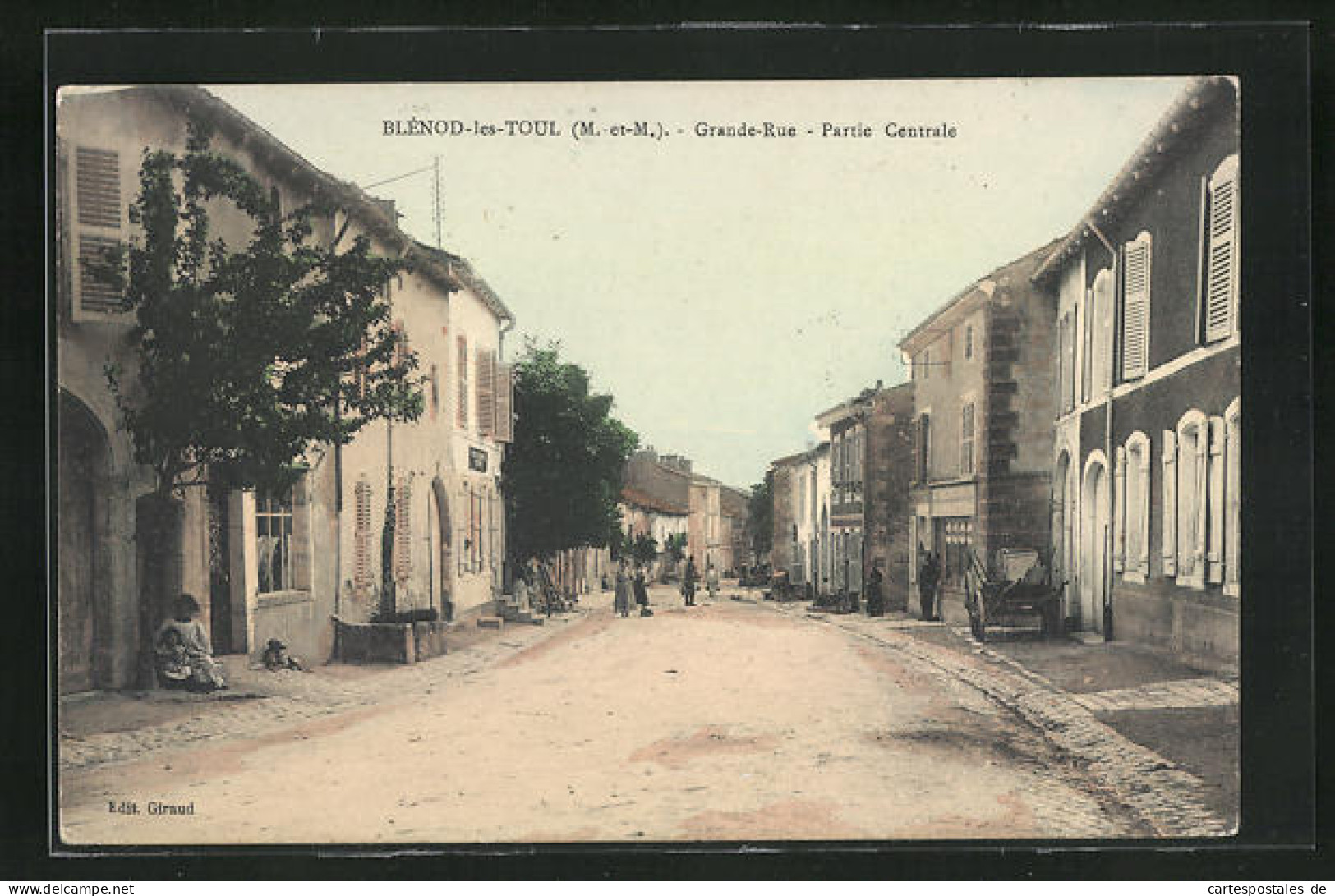 CPA Blénod-les-Toul, Grande-Rue, Partie Centrale  - Toul