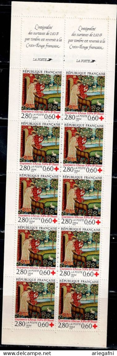 FRANCE 1994 RED CROSS BOOKLET 3060 MNH VF!! - Croce Rossa