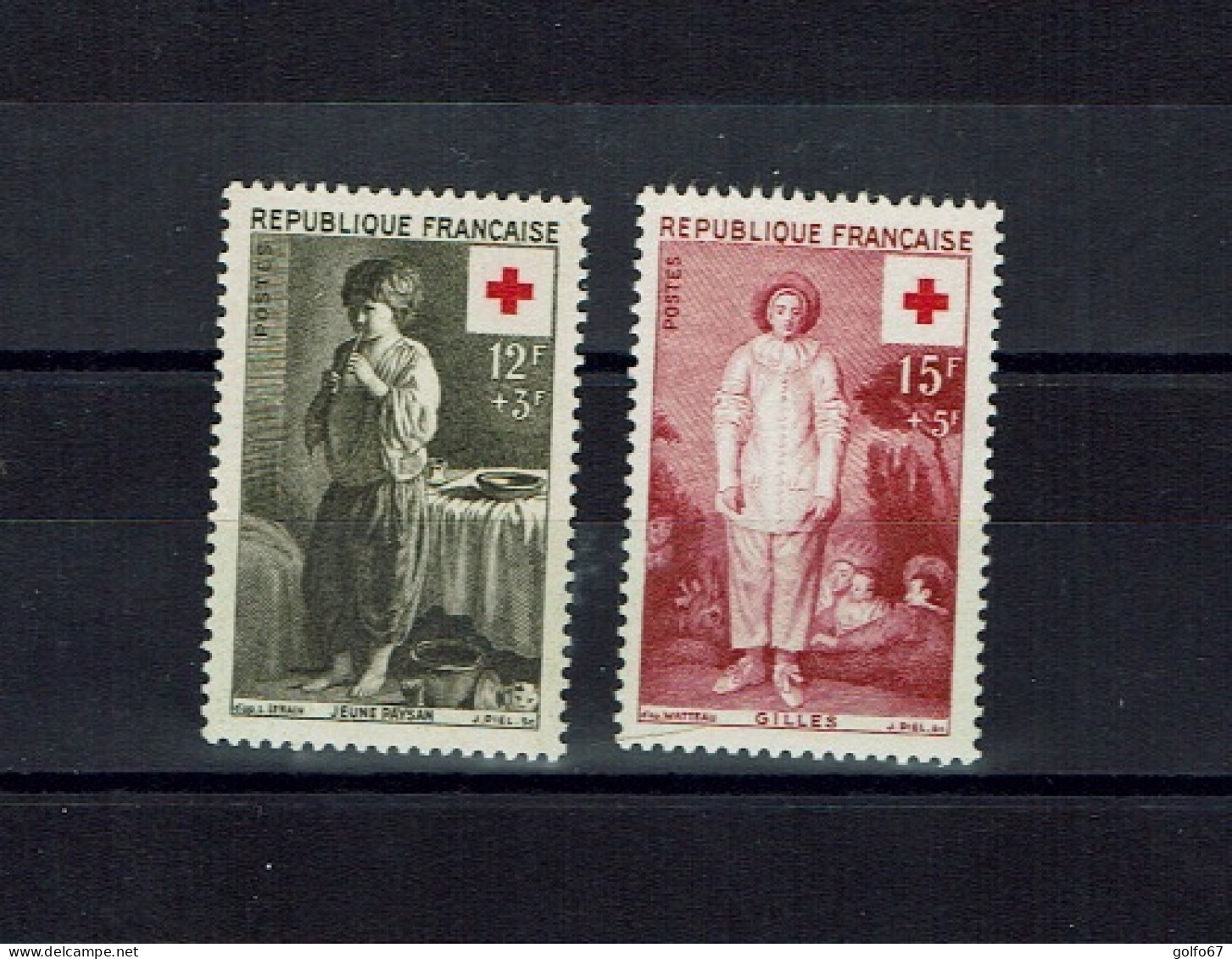 FRANCE 1956 Y&T N° 1089 - 1090 NEUF** (141174) - Ungebraucht