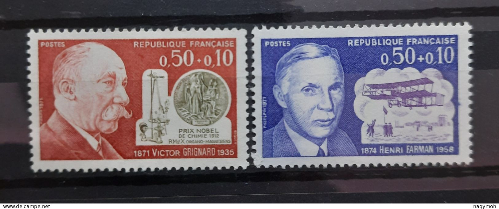 France Yvert 1669-1670** Année 1971 MNH. - Unused Stamps