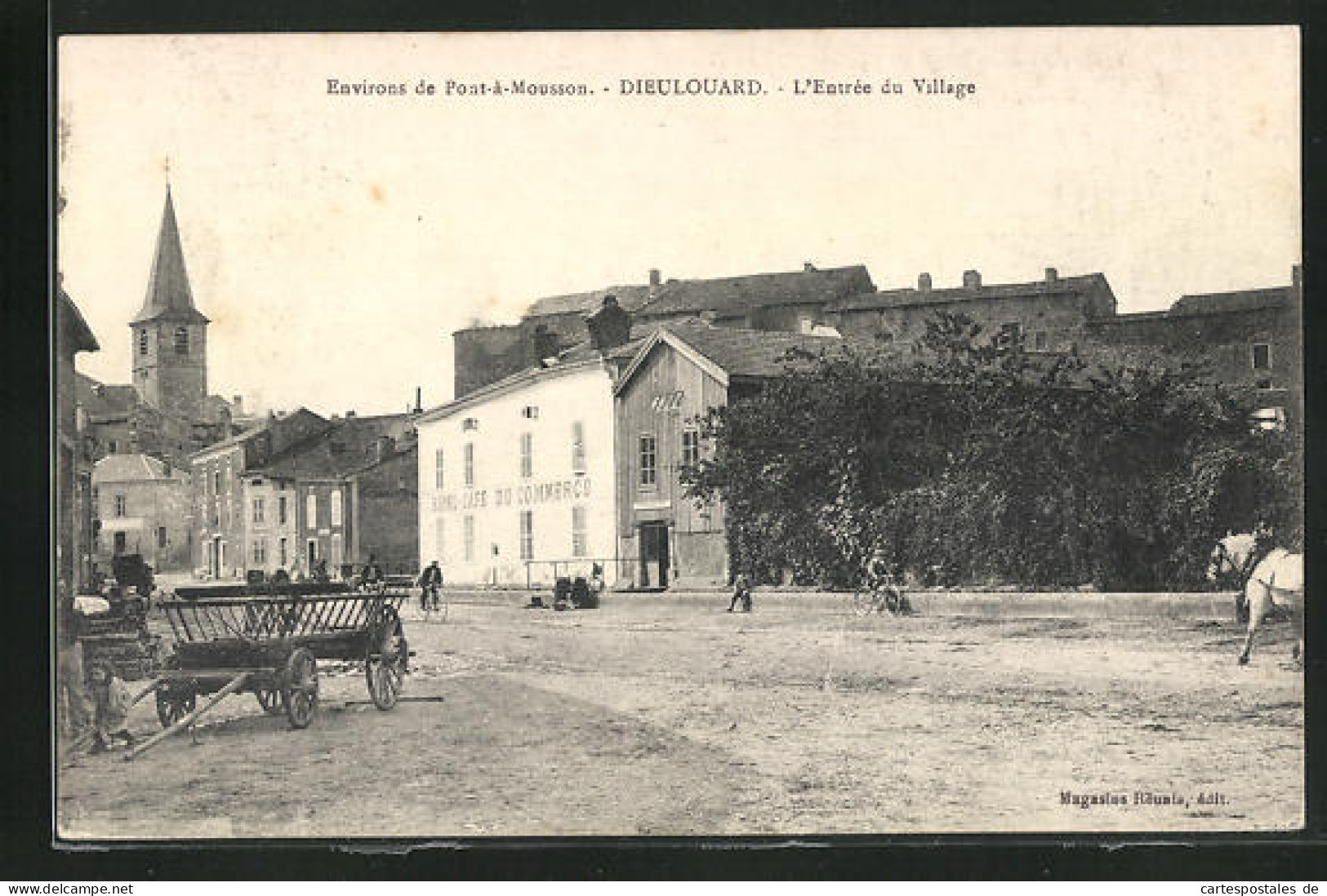CPA Dieulouard, L'Entree Du Village  - Dieulouard