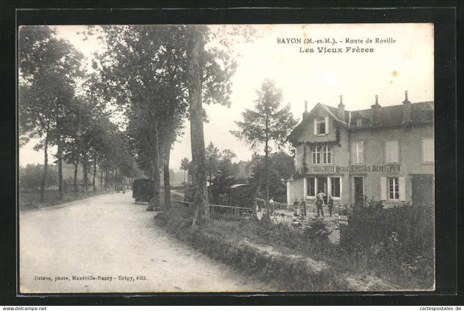 CPA Bayon, Route De Roville, Les Vieux Freres  - Sonstige & Ohne Zuordnung