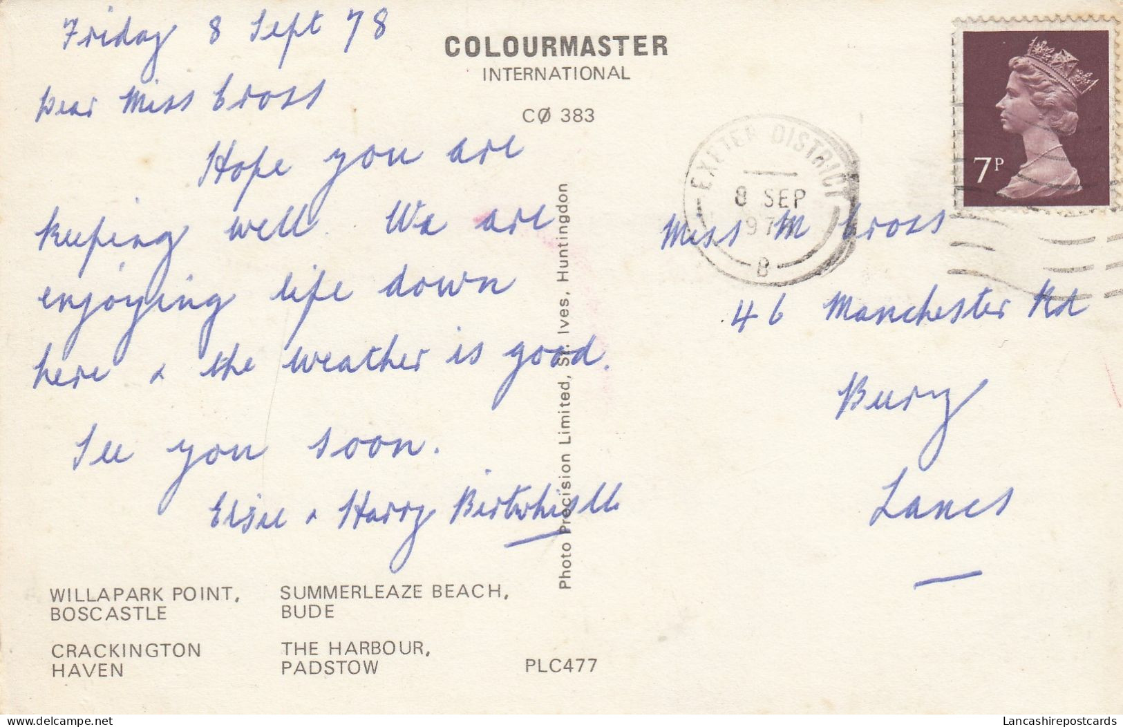 Postcard Good Luck From The Cornish Pisky My Ref B14928 - Fiabe, Racconti Popolari & Leggende