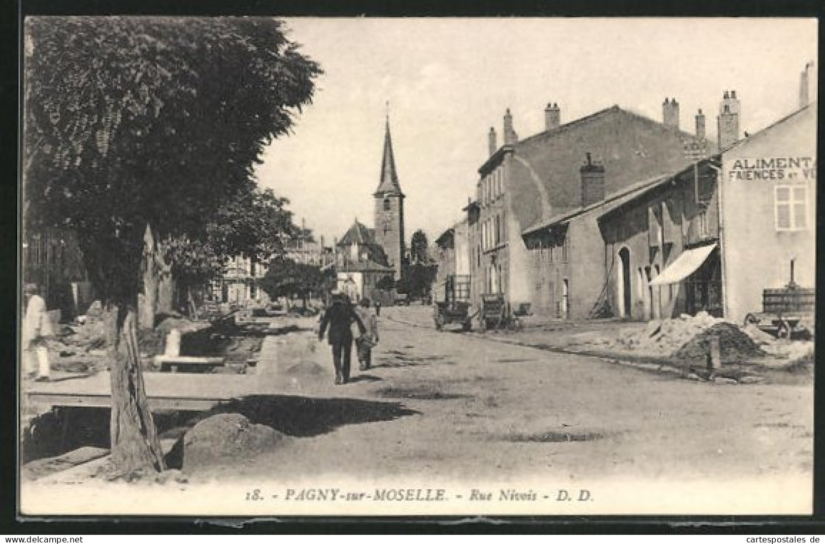 CPA Pagny-sur-Moselle, Rue Nivois  - Sonstige & Ohne Zuordnung