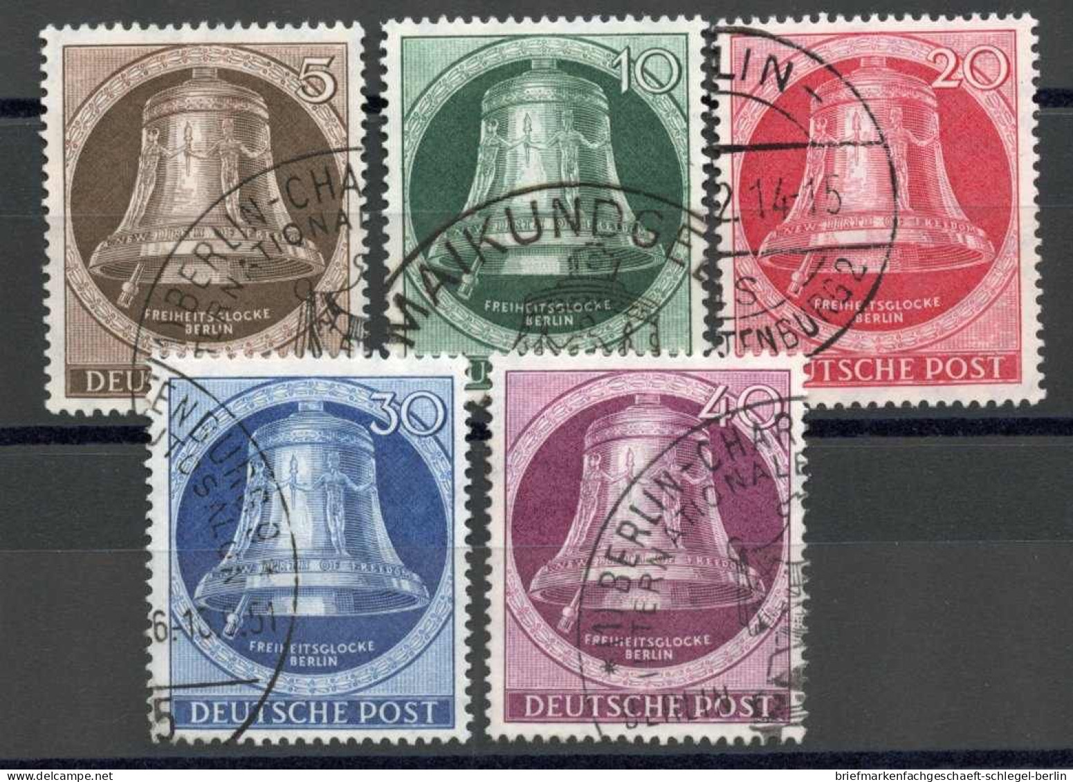 Berlin, 1951, 75-79, Gestempelt - Altri & Non Classificati