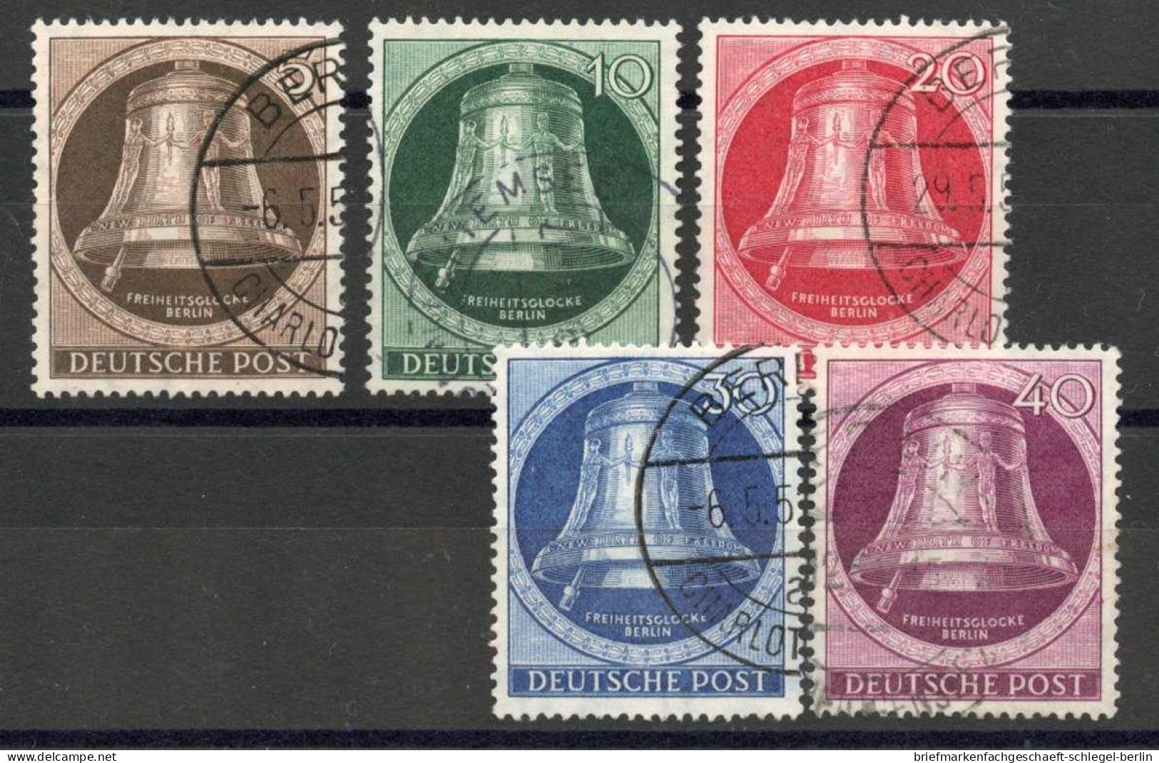 Berlin, 1951, 75-79, Gestempelt - Other & Unclassified