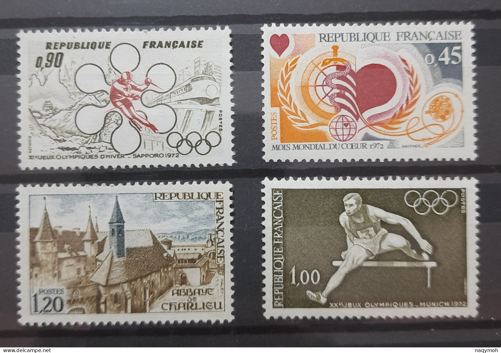 France Yvert 1705-1711-1712-1722** Année 1972 MNH. - Unused Stamps