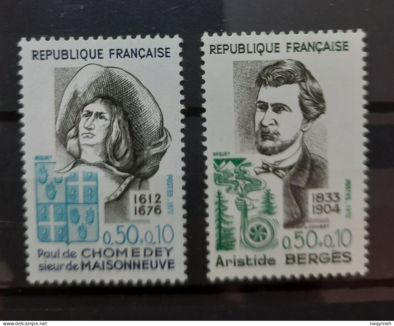 France Yvert 1706-1707** Année 1972 MNH. - Ongebruikt