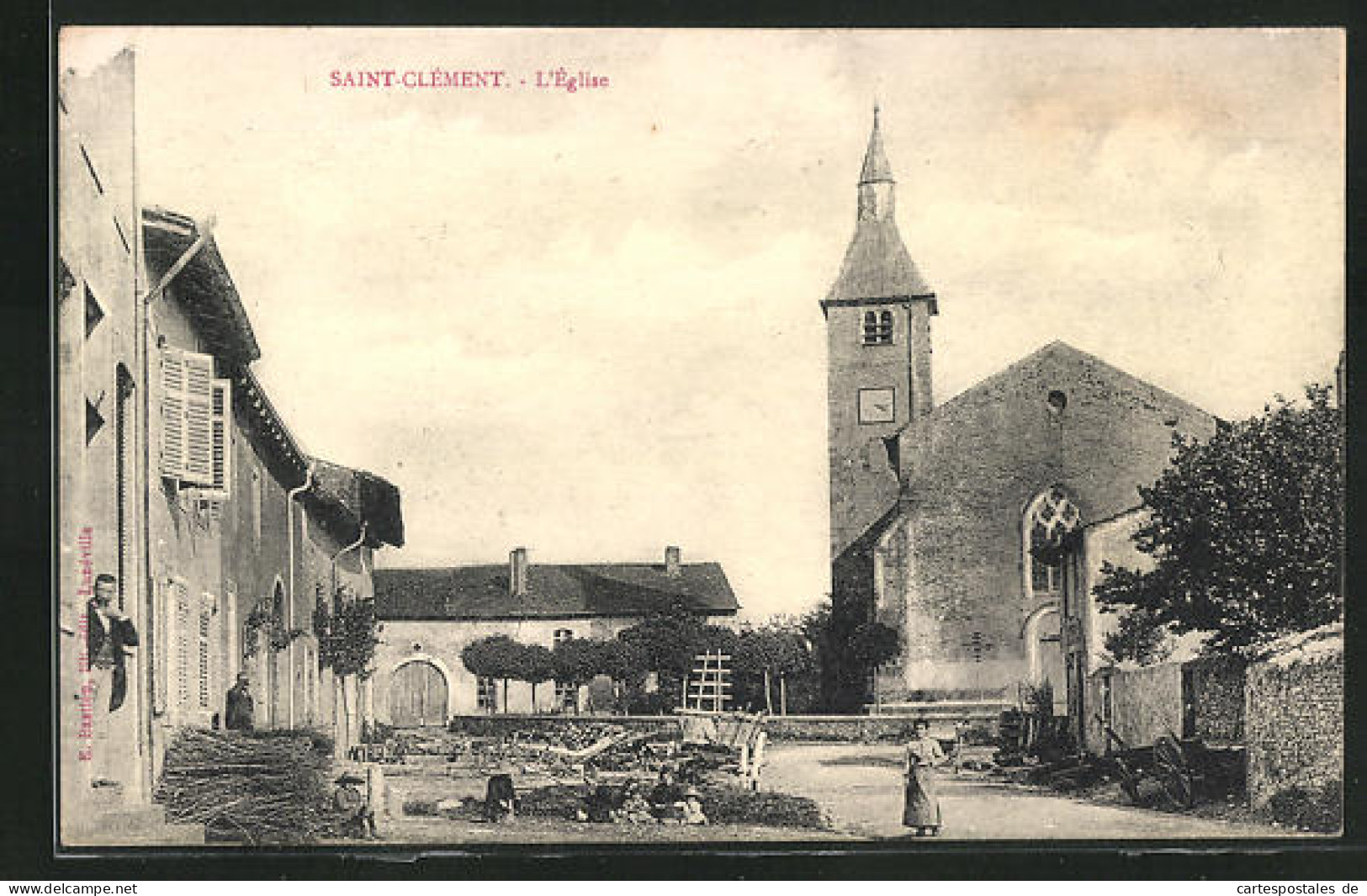 CPA Saint-Clement, L`Eglise  - Other & Unclassified