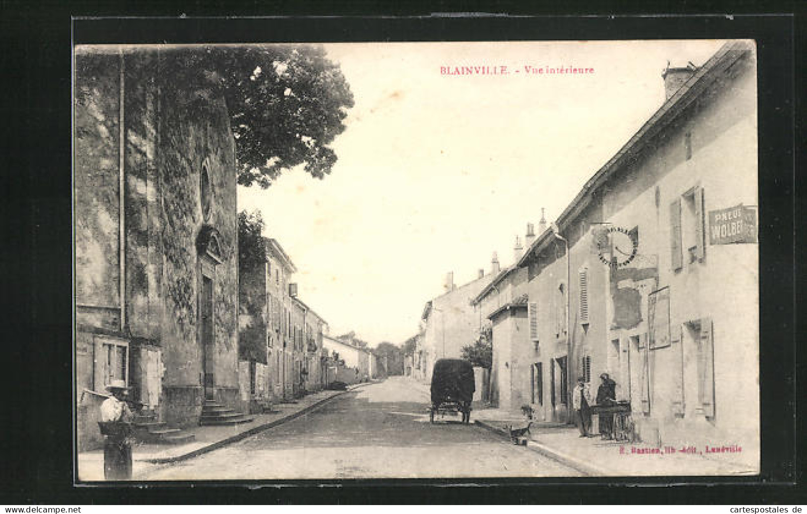 CPA Blainville, Vue Interieure, Une Rue  - Autres & Non Classés